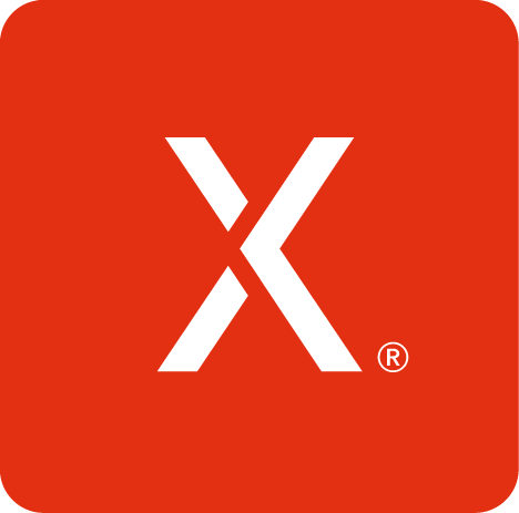 xplora symbol logo rød